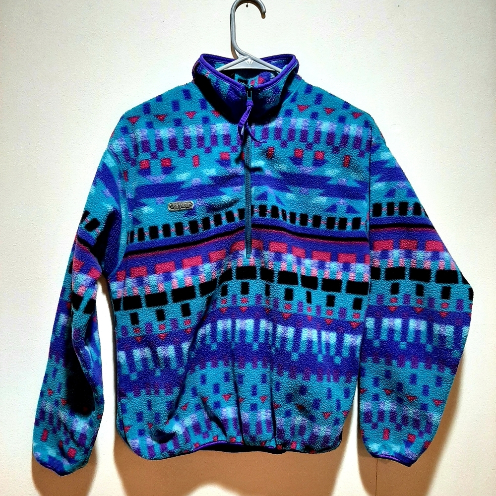 Vintage Columbia Half-zip Sweater